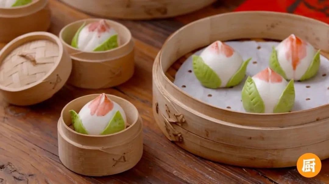 经典中式点心 寿桃包