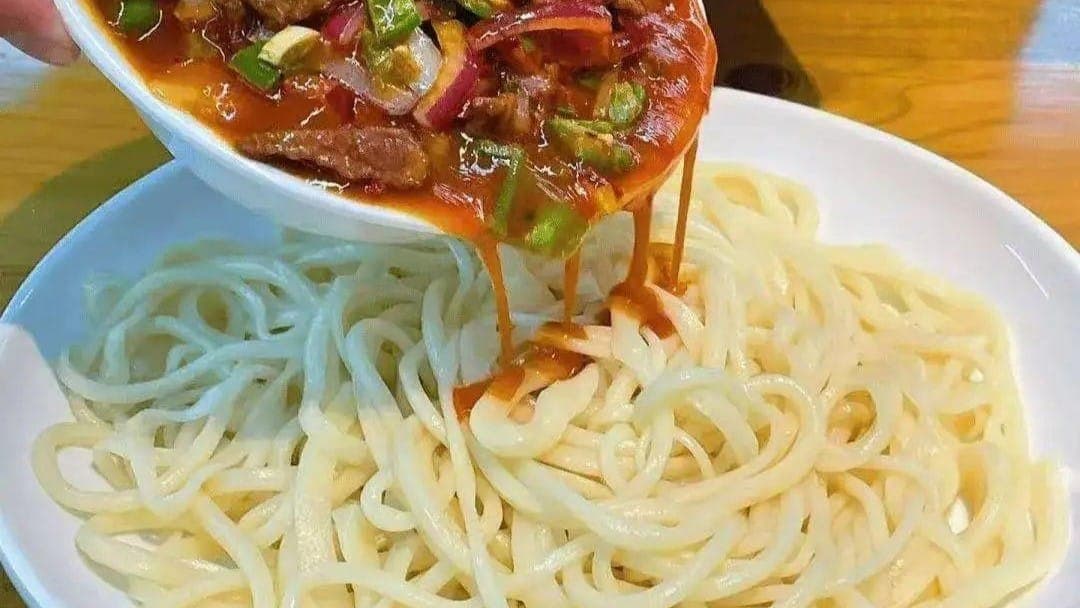 新疆手搓拌面